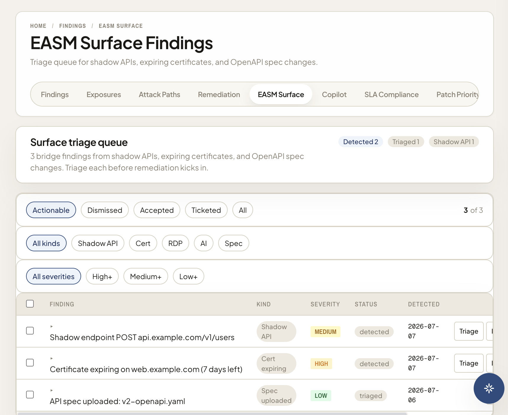 EASM — External Attack Surface Management