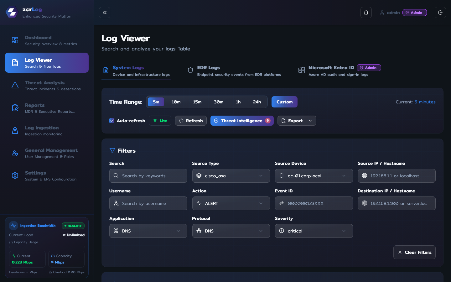 zcrLog Log Viewer